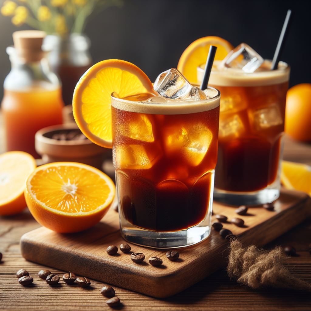 Cold Brew com Suco de Laranja
